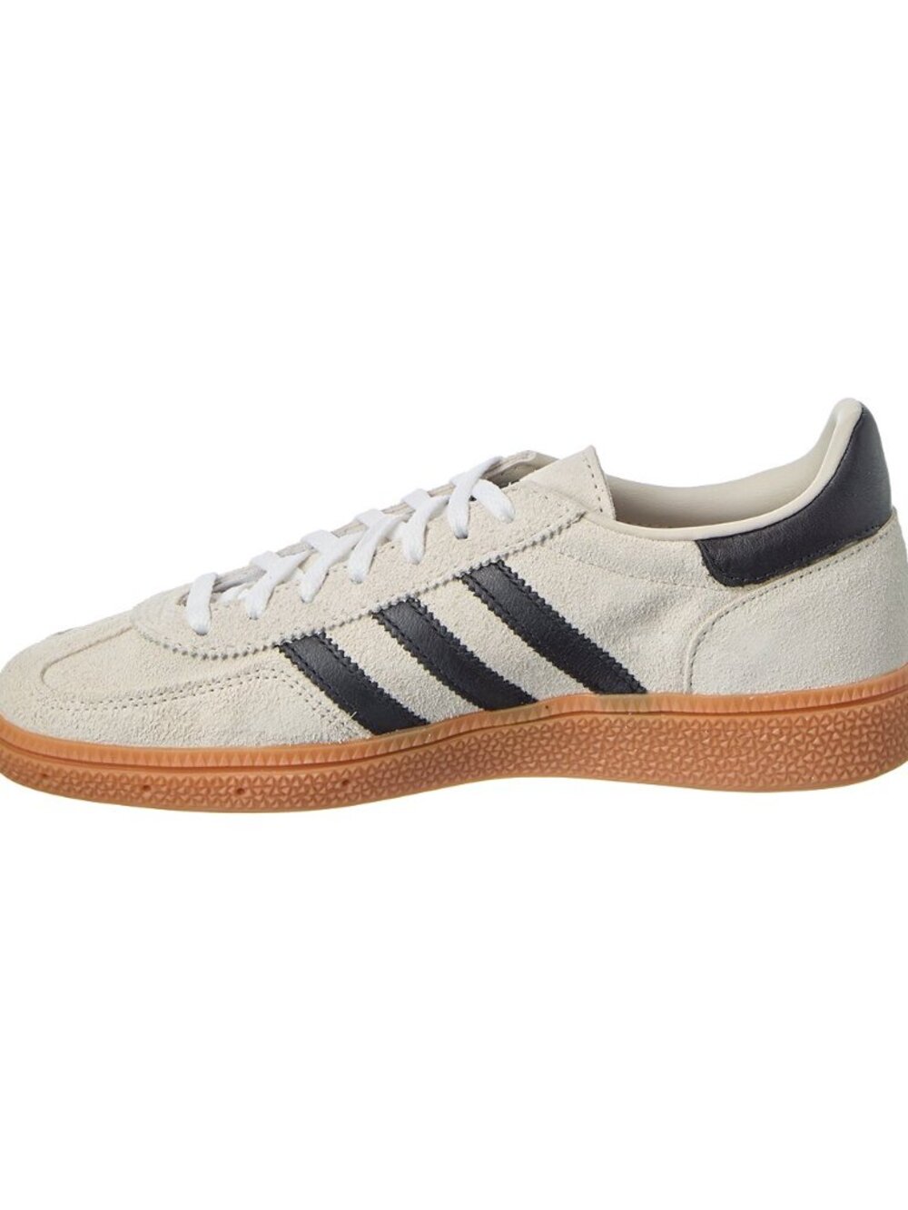 ADIDAS Handball Handball Spezial Aluminum & Black Suede Sneakers 8, 8.5 or 9 NEW - Picture 2 of 7